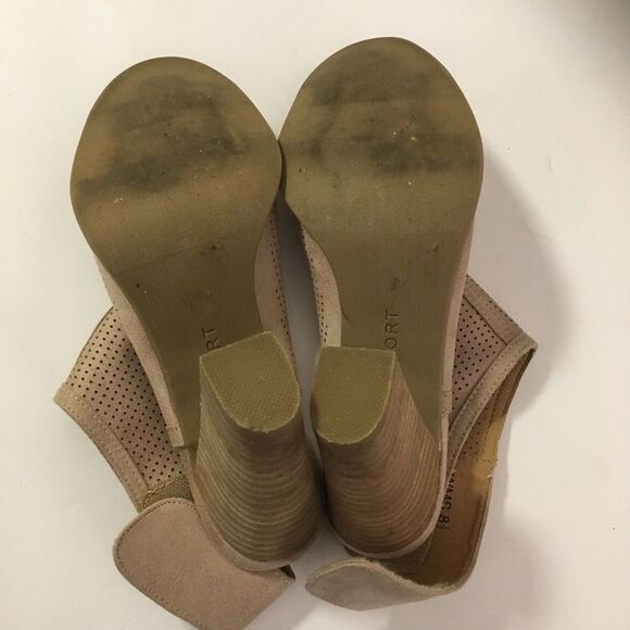 REPORT 8.5 Rosalie Cute Suede Wedtern Bootie Sandals - Picture 10 of 13